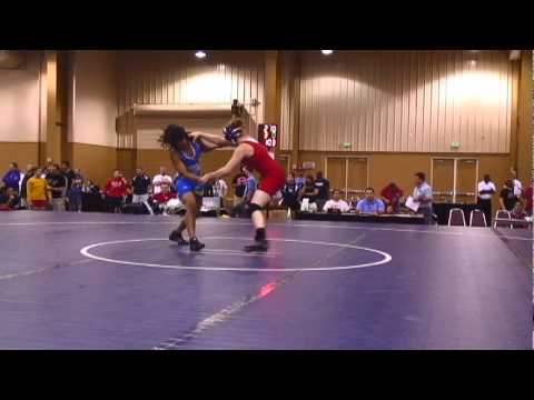FILA Junior Final Match 2 51kg - Carlene Sluberski (USOEC:NYAC) FALL Jasmin Yanez (Gilroy Hawks)