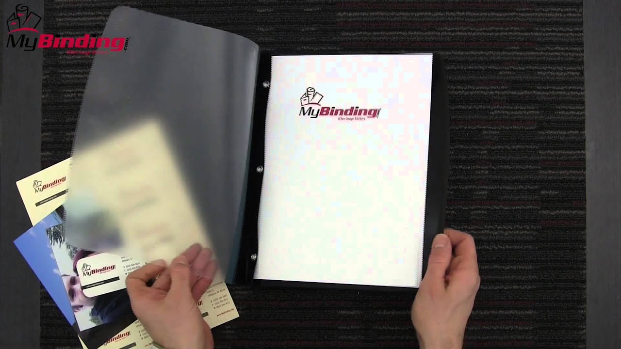 GBC Designer Frosted Report Cover Demo