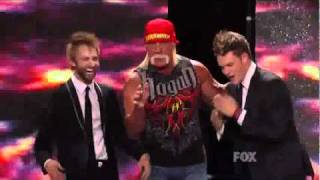 Hulk Hogan surprises James Durbin