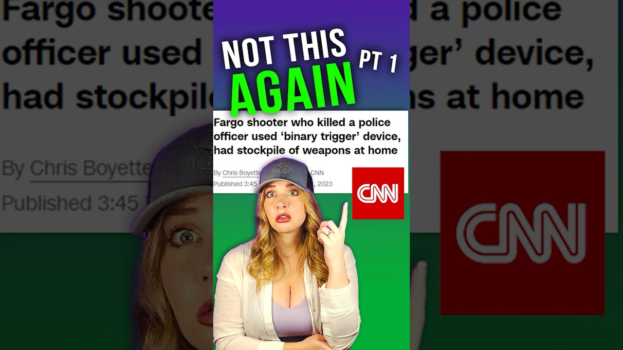 SHOCKER: Cops STOP Mass TRAGEDY Event… Naturally Media OBSESSES over Binary Trigger. P1 #shortsvideo