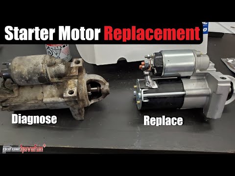 How to replace a STARTER MOTOR (GMT800 1999-2007 Classic Chevy Silverado / GMC Sierra) | AnthonyJ350