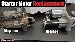 How to replace a STARTER MOTOR (GMT800 1999-2007 Classic Chevy Silverado / GMC Sierra) | AnthonyJ350