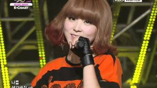 [Music Bank K-Chart] 4minute - Heart to Heart  (2011.05.06)