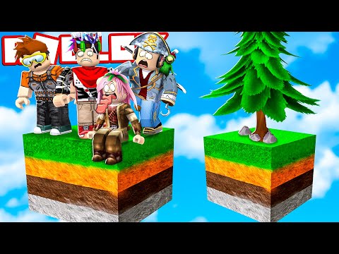 SOPRAVVIVO NELLA SKYBLOCK DI ROBLOX CON I MIEI AMICI!