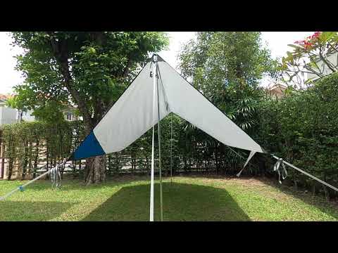 [Camping] Quechua Tarp Fresh L | Review by a user | กาง tarp ครั้งแรกในชีวิต