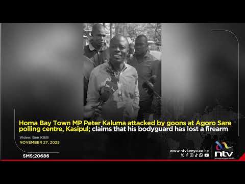 Homa Bay Town MP Peter Kaluma attacked by goons at Agoro Sare polling centre