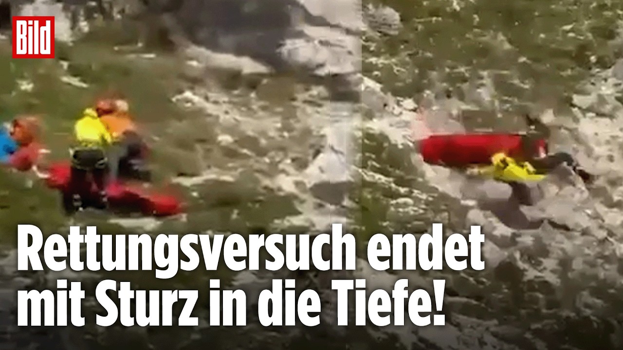 DOLOMITEN: Ärztin stürzt bei Rettung mit Patientin die Felswand hinab! Beide kommen ins Krankenhaus!