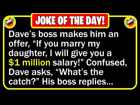 🤣 BEST JOKE OF THE DAY! (Discretion Advised) - Dave lands a new job, and his boss...  | Funny Jokes