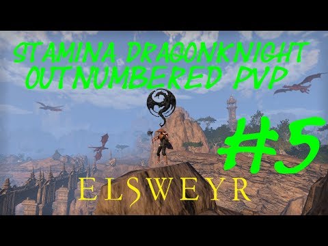 Stamina Dragonknight 1vX - Outnumbered PVP #5 - ESO Elsweyr