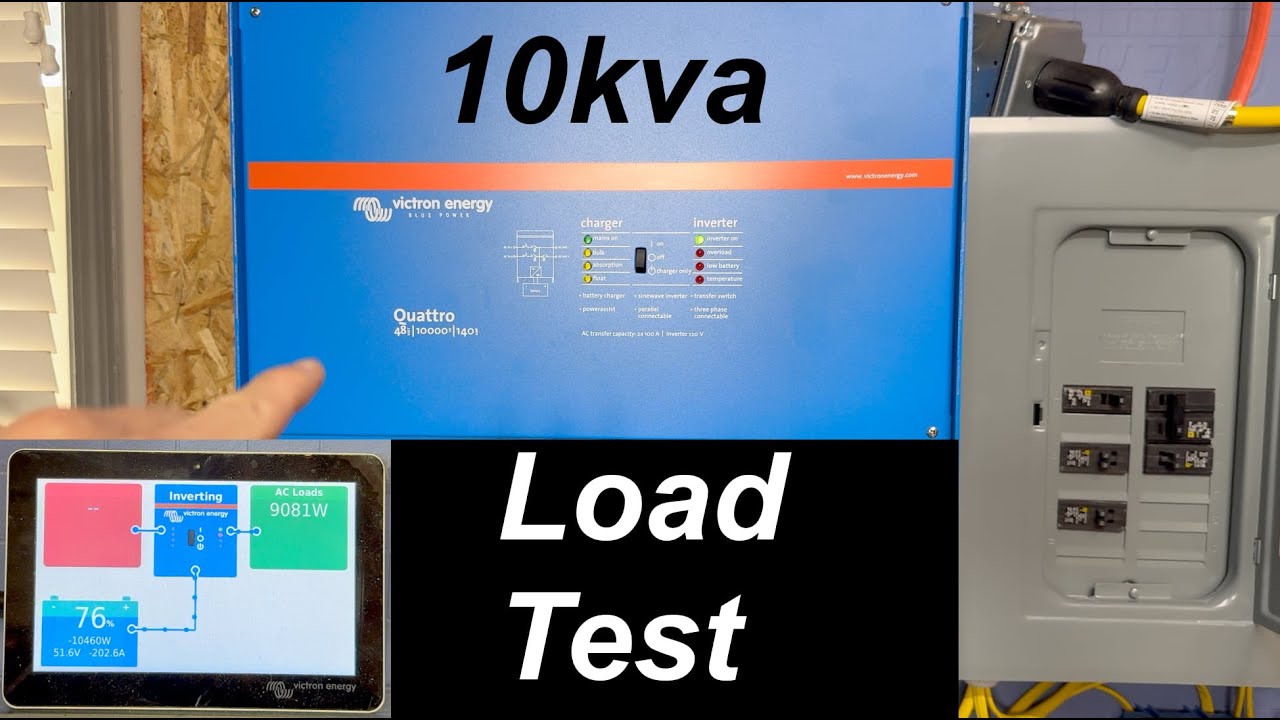 Lifting and Mounting the Victron Quattro 10kVA 48v Inverter