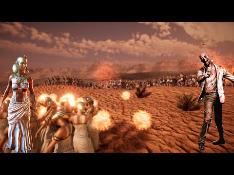 PROTECT THE CLEOPATRA! EGYPTION vs 1 MILLION ZOMBIE | Ultimate Epic Battle Simulator 2 - UEBS 2