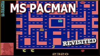 Ms Pacman - on the Atari 2600 - REVISITED! - with Commentary !!