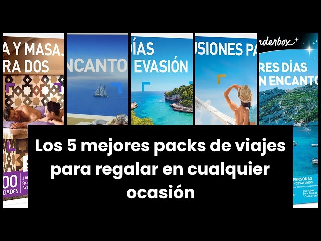 Vídeo relacionado con WONDERBOX - Caja Regalo Tres Días Con Encanto - Parejas Regalos Ideales Para Escapar De La Rutina Diaria. Ideas Regalo Mujer, Ideas Regalo Original Hombre, Ideas Regalos