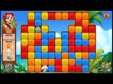 Lost Island Blast Adventure Level 1105 - NO BOOSTERS 🏝️ | SKILLGAMING ✔️