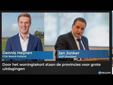 Uitgelicht! 27 februari 2023 - Jan Jonker (SGP) en Dennis Heijnen (CDA) gaan in debat over wonen