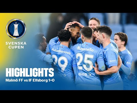 Highlights: Malmö FF - IF Elfsborg 1-0 | Svenska Cupen herr 2025 | Kvartsfinal