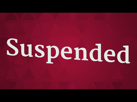 SUSPENDED pronunciation • How to pronounce SUSPENDED