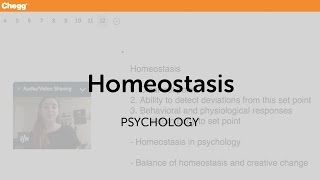 Homeostasis | Psychology | Chegg Tutors