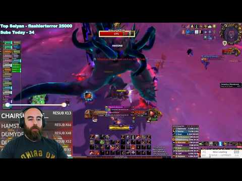 MYTHIC CARAPACE OF N'ZOTH: 477 Fury Warrior (92k DPS) - WoW BFA 8.3 Mythic Ny'alotha