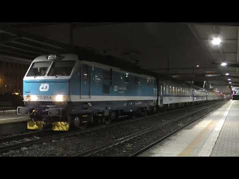 Noční Vlaky Ostrava hl.n. - 21./22.7.2023 / Night Trains in Czech Republic