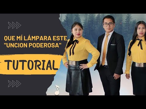 TUTORIAL🎹🎶 Uncion Poderosa "QUE MI LÁMPARA ESTE"
