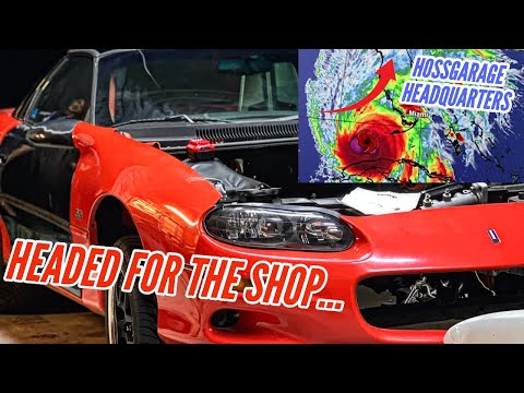 Thumbnail for Hurricane Ian INCOMING! RWD Adapter Kit for K24 Swap Camaro & Mopar DISASTER! by orange, Car, vide, General Motors