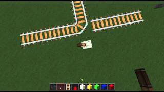Minecraft Tutorial - Cambio de sentido de rail