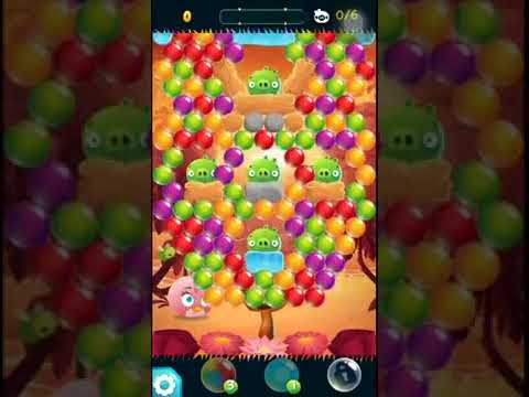Angry Birds POP Bubble Shooter: Level 58: Walkthrough (3 STARS) HD