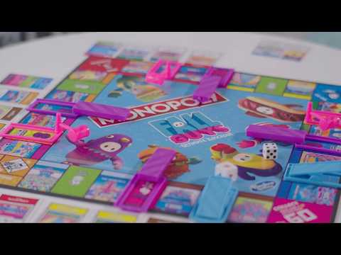 Monopoly Fall Guys Ultimate Knockout Edition Board Game for Players Ages 8 and Up, Dodge Interactive Obstacles thumbnail