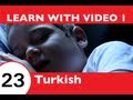 learn some verbs in turkish