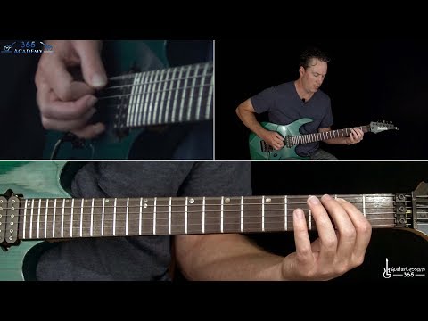 Disposable Heroes Guitar Lesson (Full Song) - Metallica
