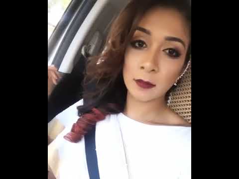 Sri Lankan Actress Sachini Nipunsala hair and makeup styles