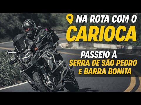 Serra de São Pedro e monumento 28 Rota Biker em Barra Bonita 