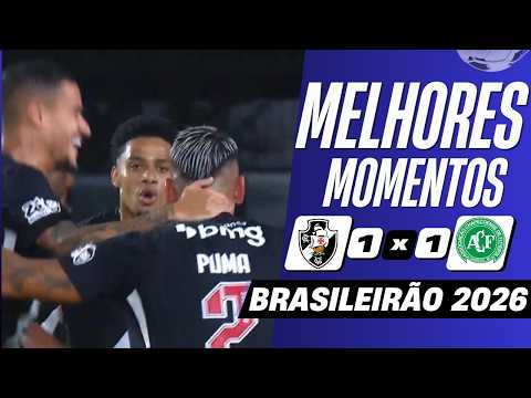 Vasco x Chapecoense | Melhores Momentos | Brasileirão 2026