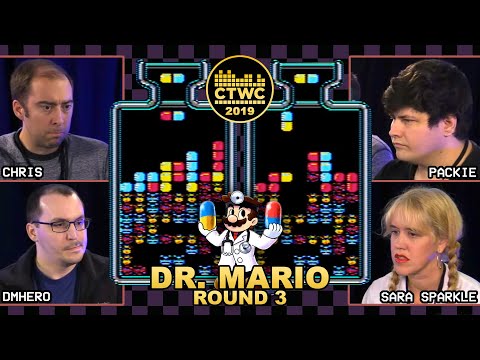 2019 Dr. Mario Championship - Rd. 3 - Tetris Masters take on the Virus!