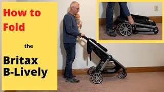 How to Fold the Britax B-Lively 3-Wheel Stroller