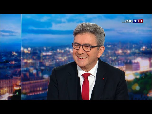 Videouttalande av Mélenchon Franska