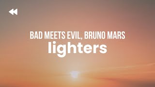 Bad Meets Evil ft. Bruno Mars - Lighters (Clean) // Lyrics