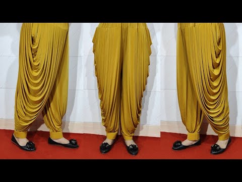 Dhoti Salwar/ Pants Cutting And Stitching/ मोहरी वाली धोती सलवार कैसे बनाएं/ Mohri Dhoti Shalwar DIY