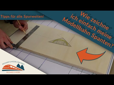 Wie zeichne ich sehr einfach meine #Modellbahn #Spanten? Tipps für alle Spurweiten!