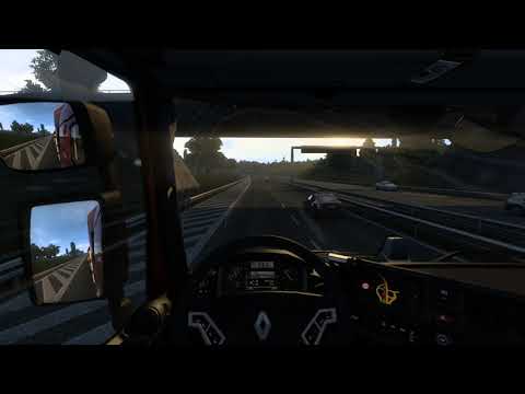 Euro Truck Simulator 2 cargo delivery on Renault T