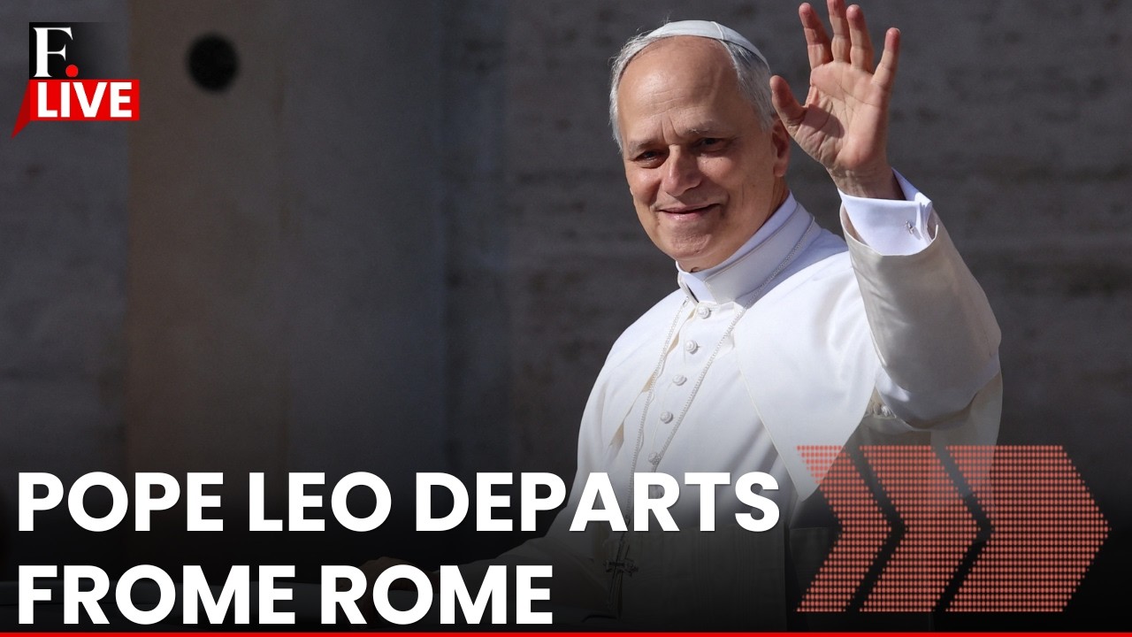 Pope Leo XIV LIVE: Pope Leo XIV Departs from Rome For Week-long Visit in Spain
