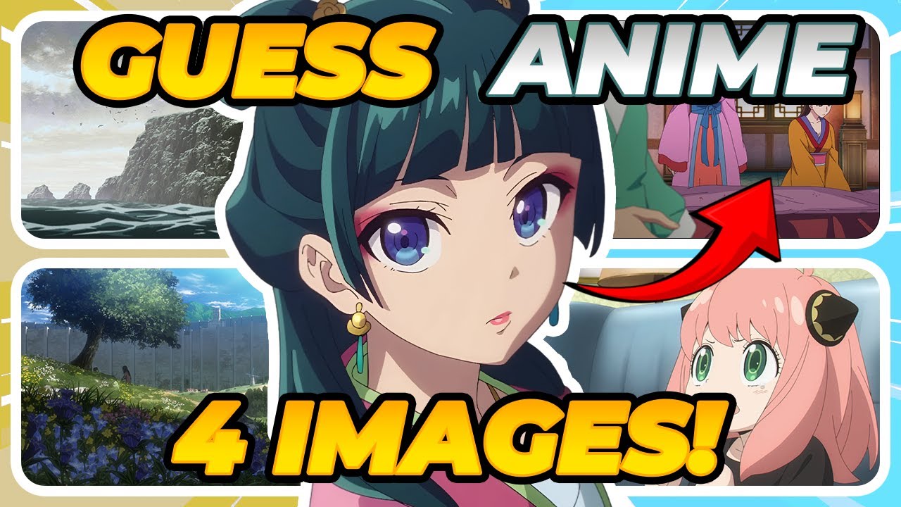 Can You GUESS The ANIME by ONLY 4 IMAGES? 🔥 (Hard ➡️ Very Easy)