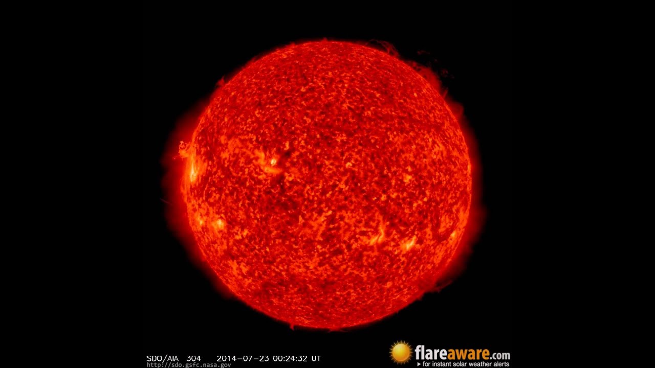 22 Jul - 23 Jul: 24 Hour Solar Activity (Earth Facing; Solar Storm, Sunspot, Solar Flare, CME)