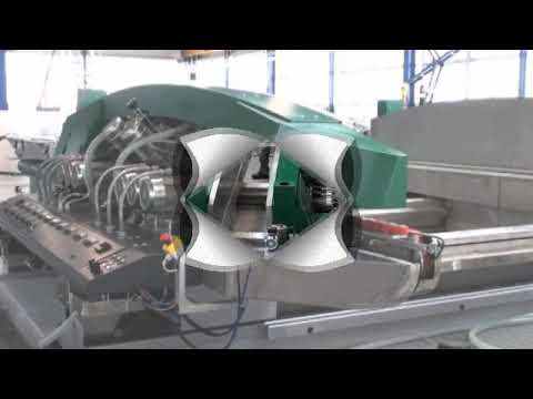 Станок для двусторонней обработки кромки стекла Bottero Titan