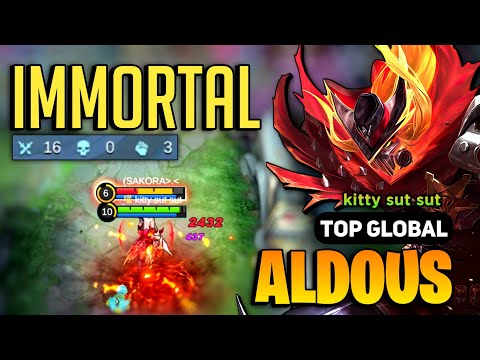 Aldous Best Build 2023 [ Aldous Top Global Gameplay ] By Kitty sut sut - Mobile Legends