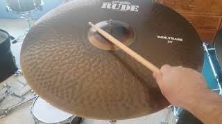 Video thumbnail for Paiste 24" RUDE Ride/Crash Demo by Daniel Plasko
