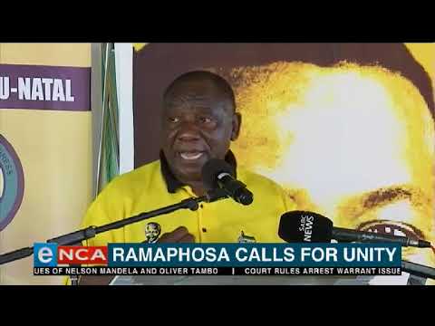 President Cyril Ramaphosa is urging the ANC Youth League to be more visible