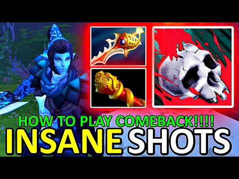 How to Play COMEBACK GAME with Phantom Assassin Divine Rapier Insane Shots - Dota 2