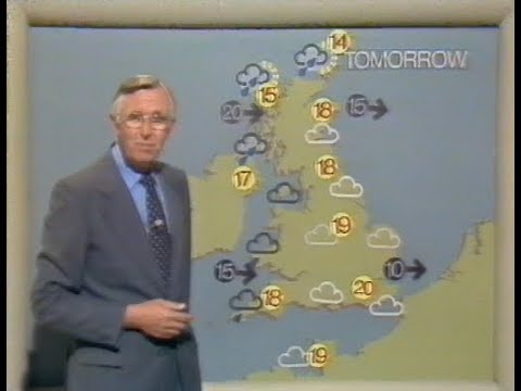 Weather Forecast with Jack Scott Tuesday 14th July 1981 BBC1